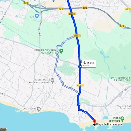 Instant Janin - T3 Climatise Plain Pied Avec Jardin * Agde